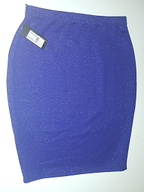 Splash Blue Glittering Skirt