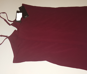 Splash Maroon Ladies Cool Sando