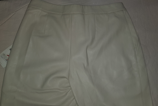 Zara Basic Leather Jeans Trouser Pants - Image 3
