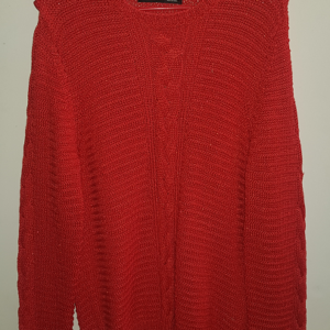 Zara Man Sweat Shirt Long Sleeves Red